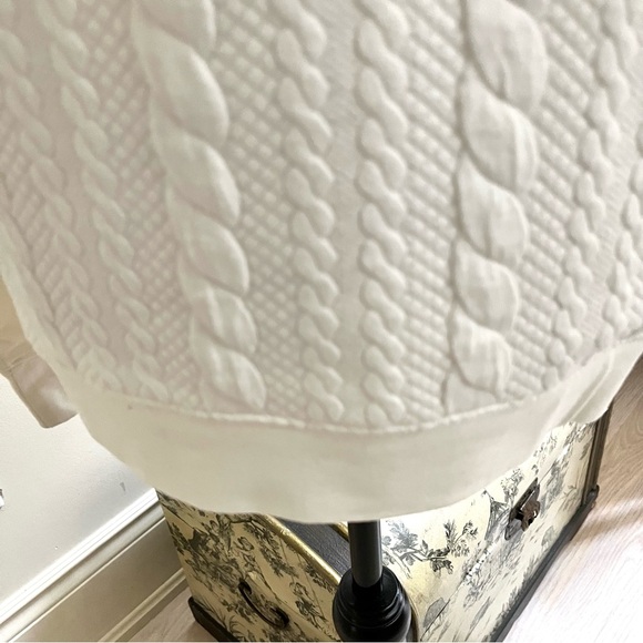 Dalia~Cable Pattern Sweater~Size XL~Ivory - Picture 7 of 11